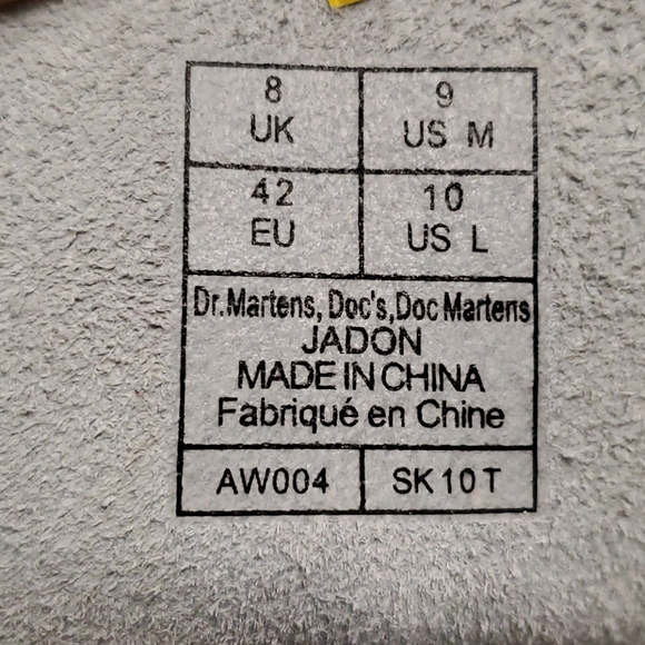 SOLD Dr. Marten White Jadon - Picture 8 of 8